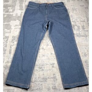 Duluth Trading Flex Ballroom Jeans Standard Fit Blue Denim Men's Sz 40x30